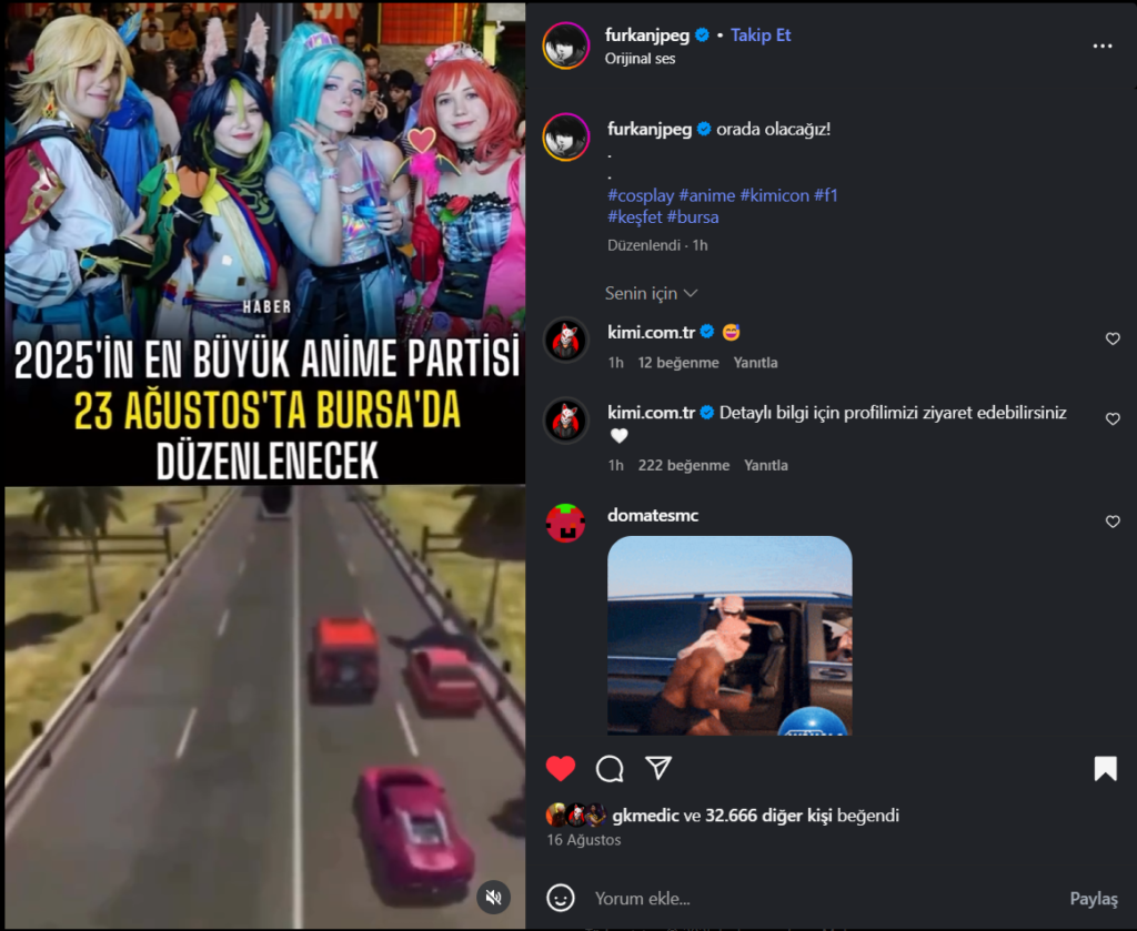 furkanjpeg Kullanıcısının Yeniden Yorumladığı Gönderi