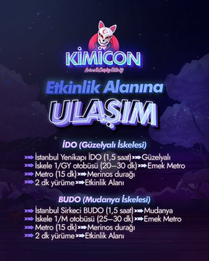 🚗 KimiCon’a Nasıl Gelinir 🎌📍 Yer- Merinos Atatürk Kongre ve Kültür Merkezi – Osmangazi Oditor (1)